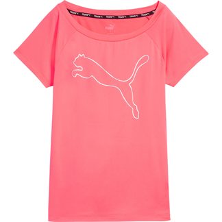 Puma - Train Favorite Jersey Cat T-Shirt Damen sunset glow