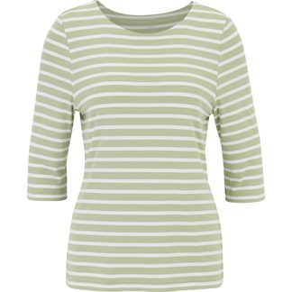 Joy - Carina T-Shirt Women sage stripes