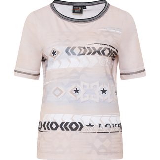 1/2 Arm T-Shirt Damen camel