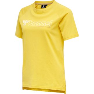 Hummel - hmlZENIA T-Shirt Damen cream gold