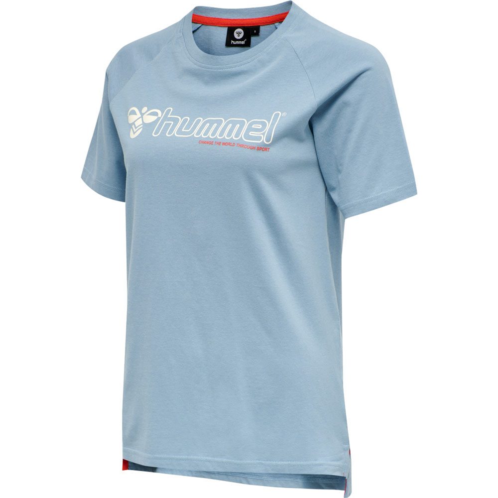 Hummel - hmlZENIA T-Shirt faded denim Sport Bittl Shop