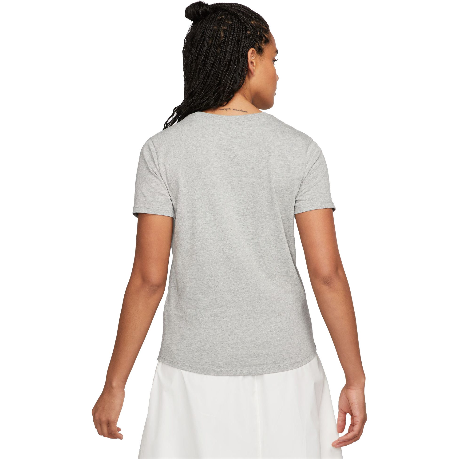 Nike - Sportswear Club Essentials T-Shirt Women dark grey heather