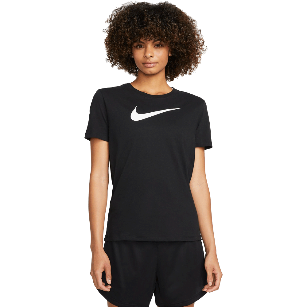 Nike - Dri-Fit Swoosh T-Shirt Damen schwarz