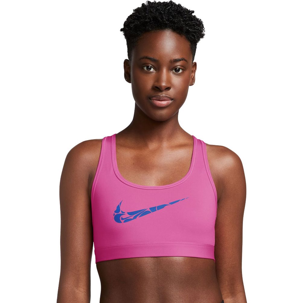 Nike - Swoosh Medium Support Bra Women black at Sport Bittl Shop