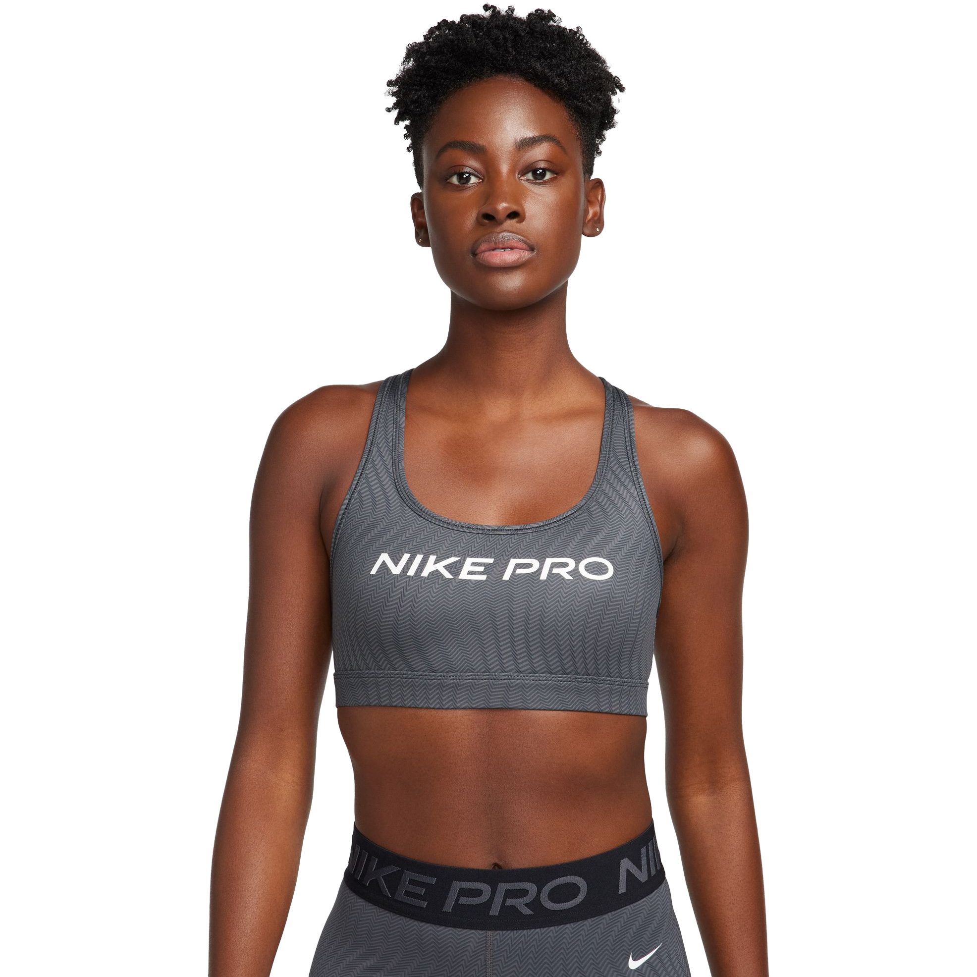 Nike - Pro Swoosh Light-Support Sports Bra Women anthracite at