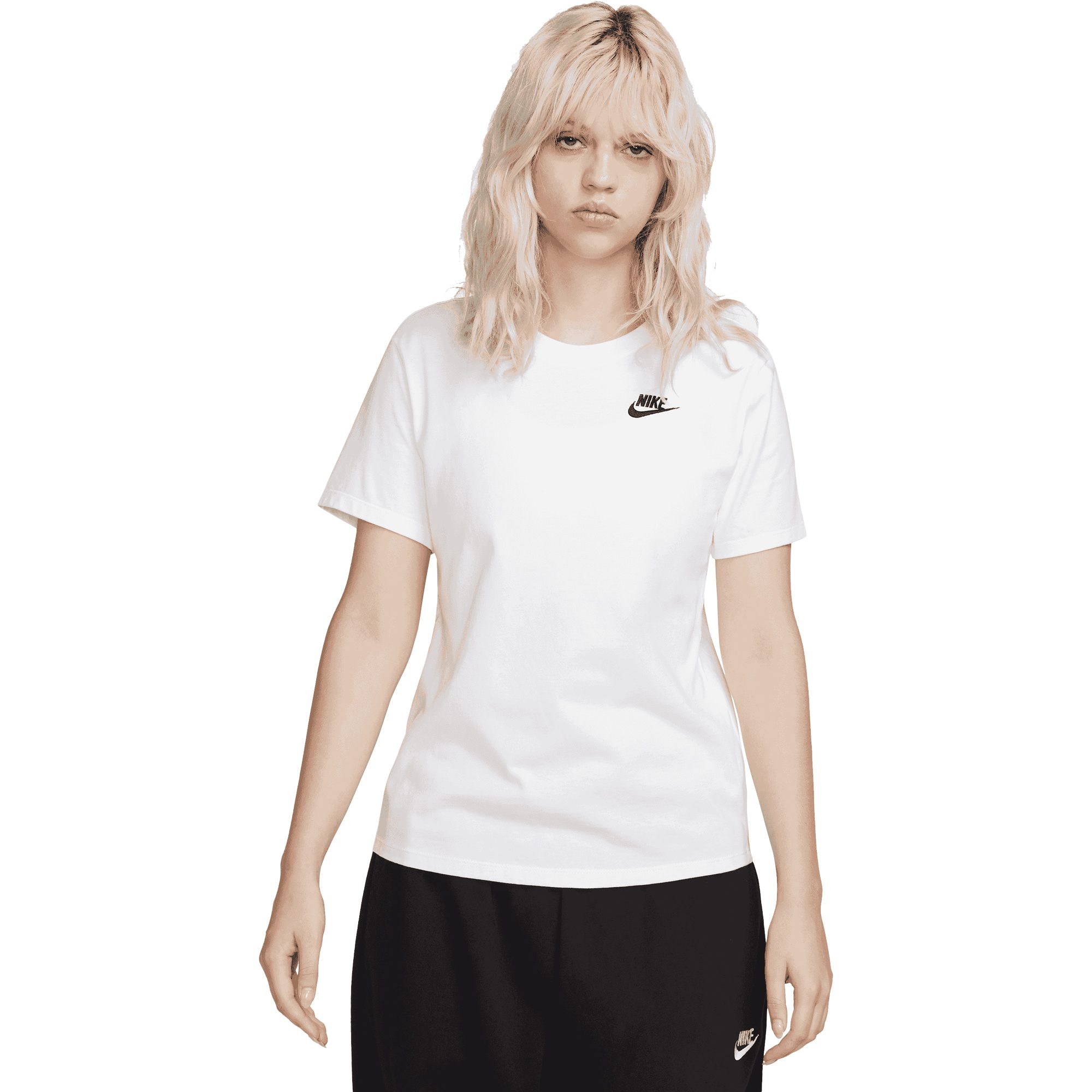 White and rose gold nike shirt on sale