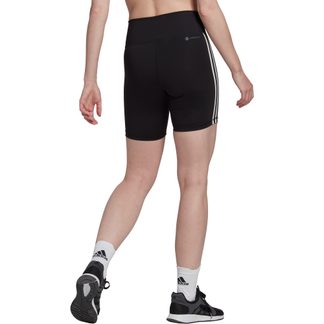 Training Essentials 3-Stripes High-Waisted Tights Women black