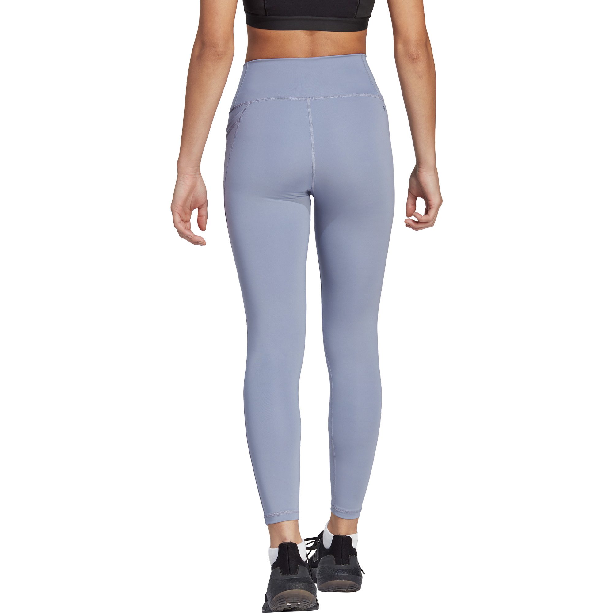 adidas Women's Optime Training Luxe 7/8 Tights, Semi Pulse Lilac, Small at   Women's Clothing store