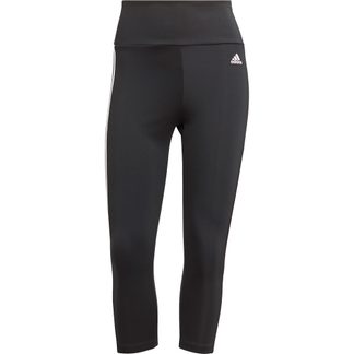 adidas - Loungewear Essentials 3-Streifen Leggings Damen schwarz weiß  kaufen im Sport Bittl Shop