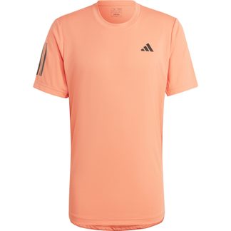adidas - Club Tennis 3-Streifen T-Shirt Herren semi coral fusion