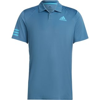 adidas - Tennis Club 3-Streifen Poloshirt Herren altered blue