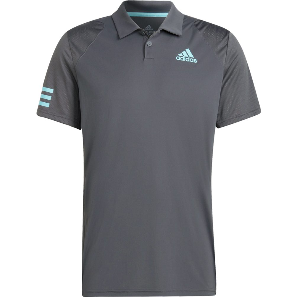 liner Regnbue visdom adidas - Tennis Club 3-Stripes Polo Shirt Men grey six pulse aqua at Sport  Bittl Shop