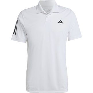 adidas - Club 3-Streifen Tennis Poloshirt Herren weiß