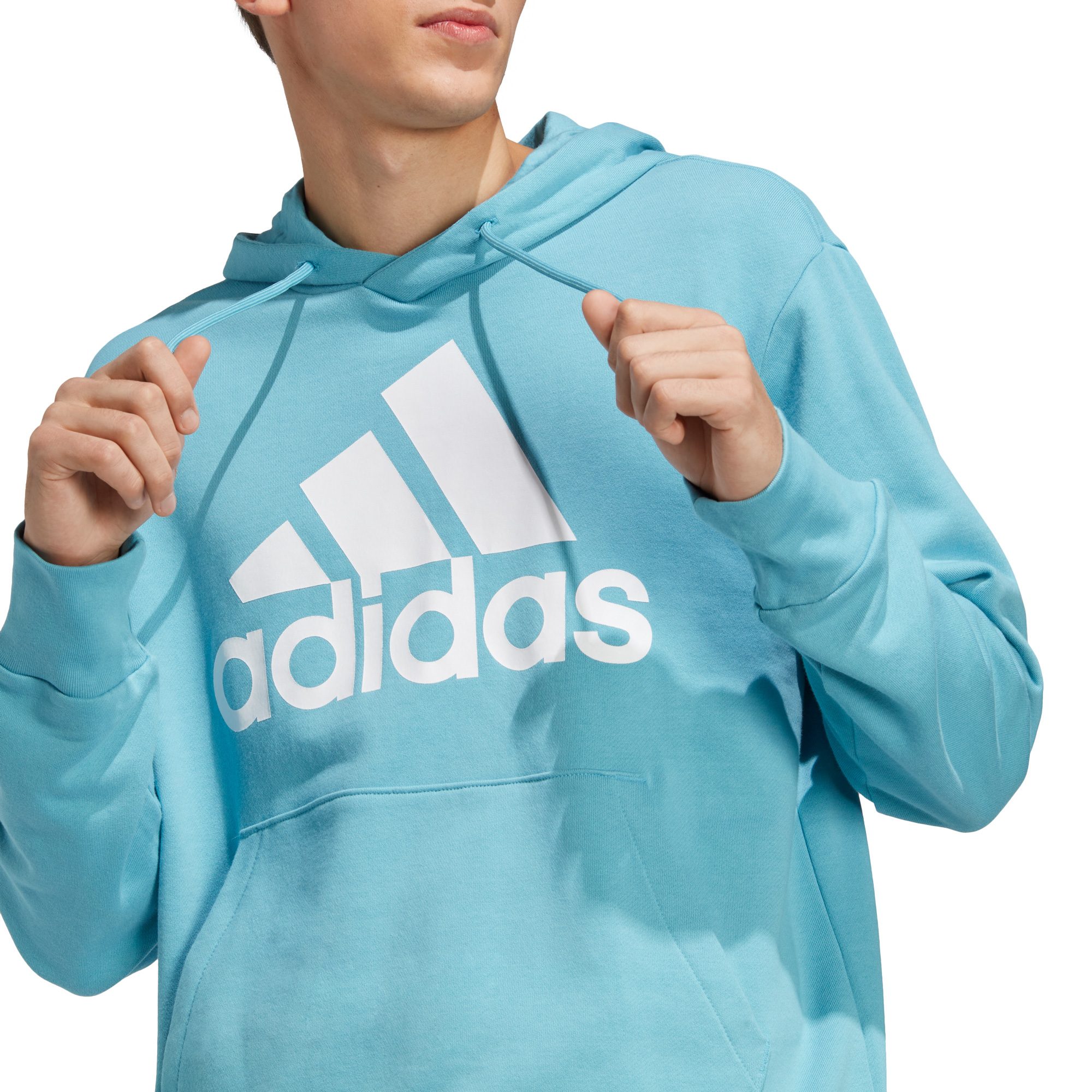 Big adidas Shop Hoodie Terry blue im Logo Bittl kaufen preloved Herren French - Sport Essentials