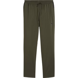 Puma - Always On Woven Tapered Sweatpants Women dark olive