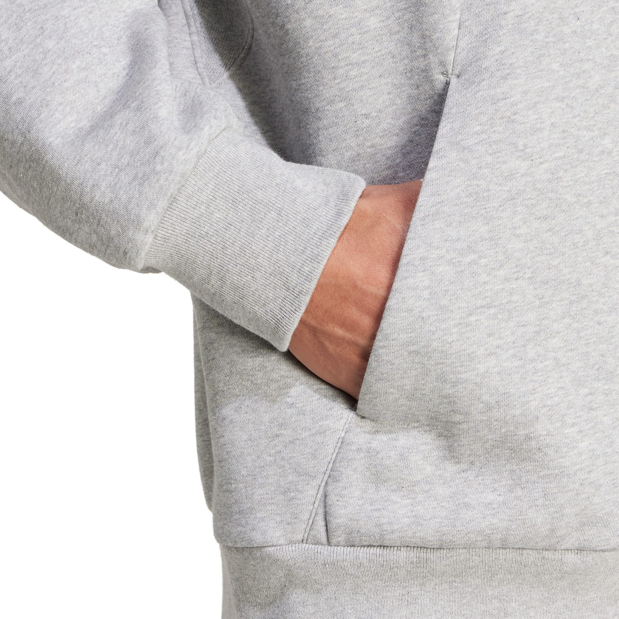adidas ALL SZN Fleece Full Zip Hoodie Men medium grey heather at Sport Bittl Shop