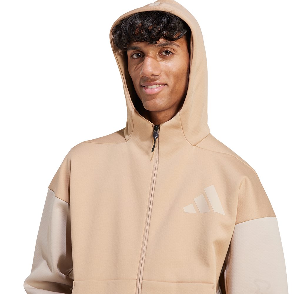Z.N.E. Full-Zip Hoodie Herren warm sandstone