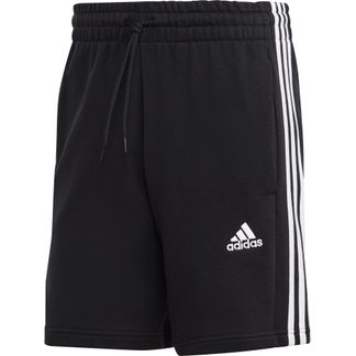 Essentials French Terry 3-Stripes Shorts Men black