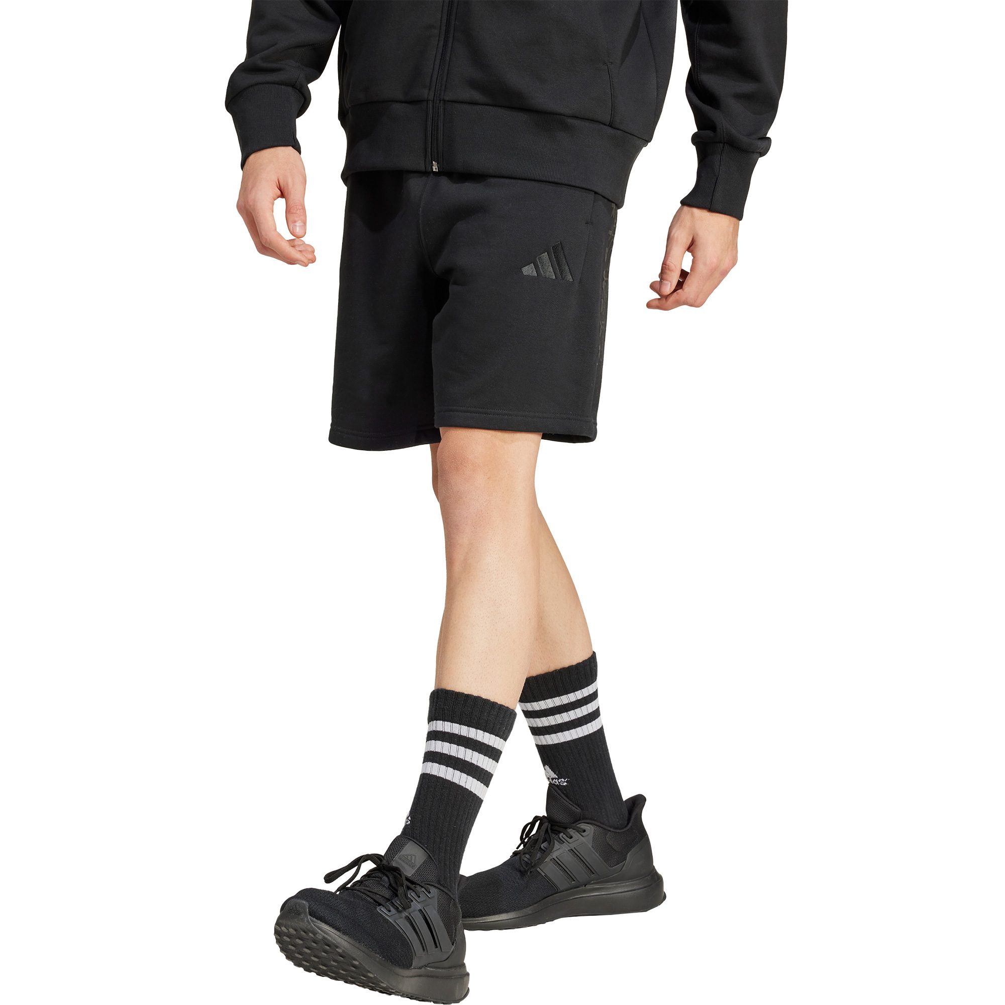 adidas All SZN Fleece Graphic Shorts Herren schwarz kaufen im Sport Bittl Shop