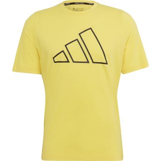adidas - Train Icons 3-Bar Training T-Shirt Herren impact yellow