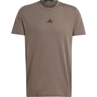 adidas - Designed for Training Workout T-Shirt Herren shadow olive melange