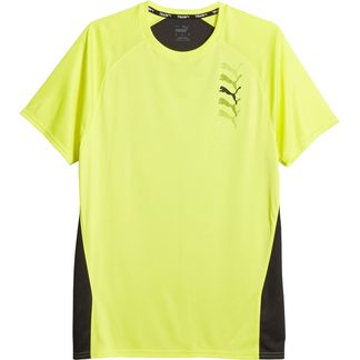 Puma - Fit Logo Graphic T-Shirt Men yellow burst
