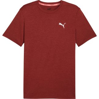 Puma - Run Favorite Heather T-Shirt Herren mars red heather