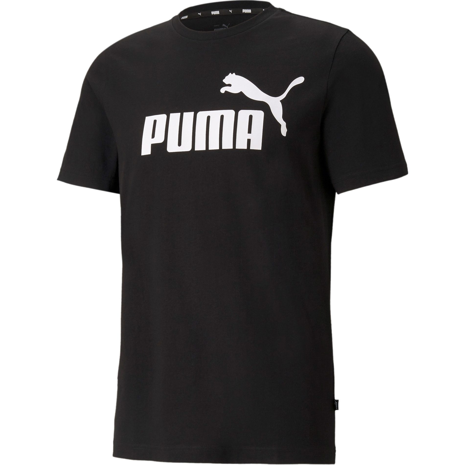 Puma - Essentials Logo T-Shirt Men puma black at Sport Bittl Shop | Sport-T-Shirts