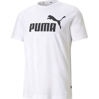 Puma - Essentials Logo T-Shirt Herren puma white