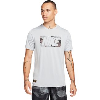 Nike - Dri-Fit Fitness T-Shirt Herren light smoke grey