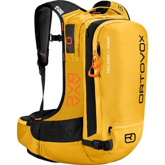 ORTOVOX - Free Rider 22 Avabag Avalanche Backpack yellowstone