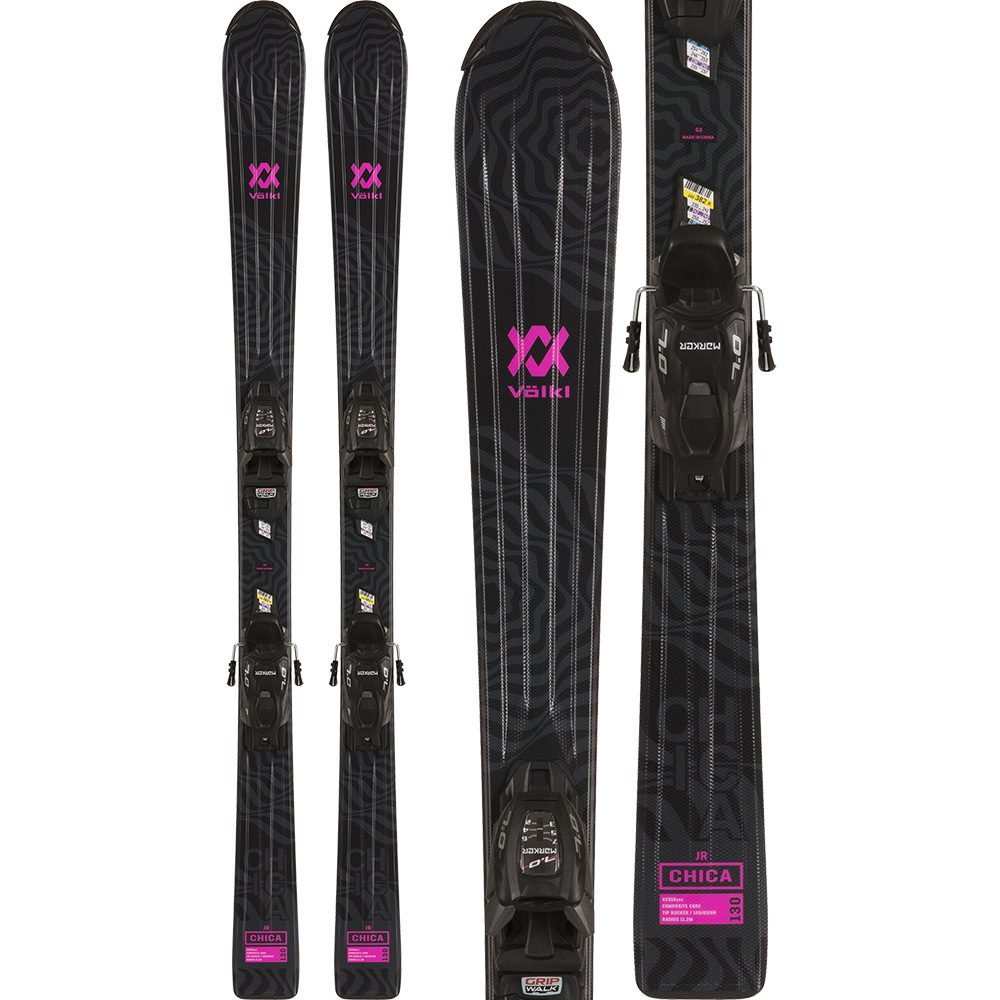 フォルクル volkl chica 90cm子供用スキー フォルクル（VOLKL）（キッズ）ジュニア スキー板 ビンディング